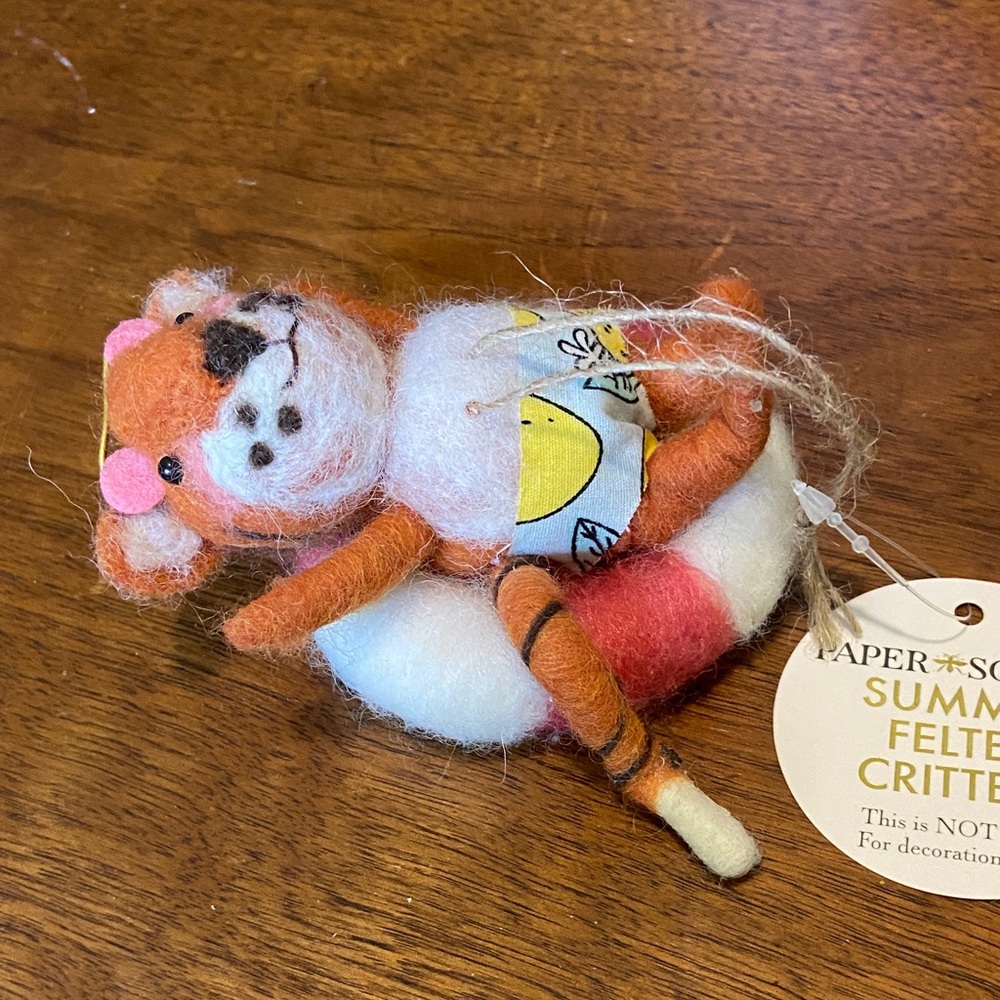 NWT Felted Tiger Tubing